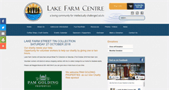 Desktop Screenshot of lakefarm.org.za